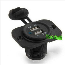 Dual 12V USB Adapter Charger for Motorbike